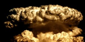 Clouds Explosion Bomb Sepia Atom Cloud