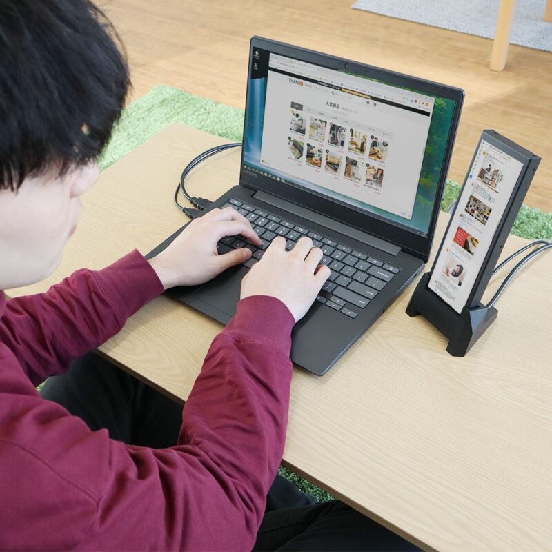 Thanko TL used with laptop