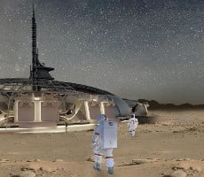 This Martian Colony Concept Depicts What Off-Planet Living With Elon Might Be Like