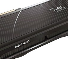 Intel Arc Alchemist Desktop Graphics Card Smiles For The Camera And It's A Beauty