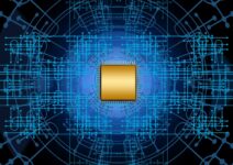 Computer Chip Circuit Board Computer Control Center