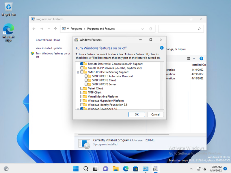 Microsoft is disabling SMB1 in newer Windows 11 Home builds.