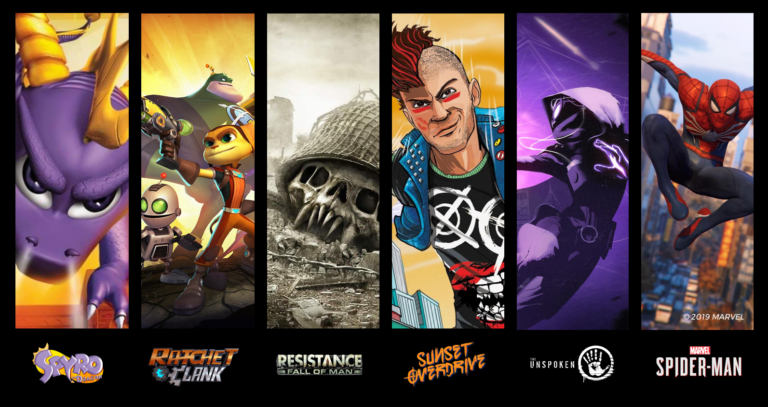 A few of Insomniac's biggest franchises.
