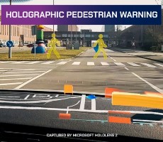 Microsoft And Volkswagen Test A Moving Platform Mode For Drivers Wearing A HoloLens Headset