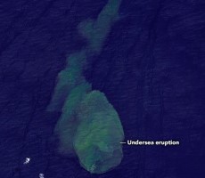 NASA Captures A Spectacular Satellite Image Of Sharkcano Underwater Volcanic Eruption