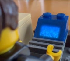 Remember That 3D Printed LEGO Brick With An OLED Display? Watch It Play Doom