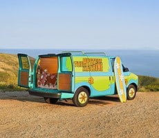 Shaggy's Scooby-Doo Mystery Machine Rolls Up On Airbnb For Awesomely Groovy Summer Fun