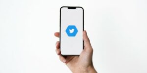 twitter app on smartphone