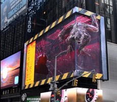 Netflix's Resident Evil 3D Billboard Is The Scariest Thing You'll See On The Web Today