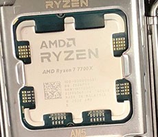 AMD's Upcoming Zen-4 Based Ryzen 7 7700X Captured On Camera In Latest Leak