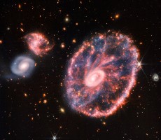 NASA's Space Telescope Shot Of The Cartwheel Galaxy Will Leave Your Head Spinning