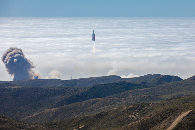 A Delta IV Heavy rocket carrying a payload for the National Reconnaissance Office  lifted off from Space Launch Complex-6 on Sept. 24.