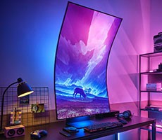 Samsung's Bodacious 55-Inch Odyssey Ark Monitor Is Now Available For Baller Gamers