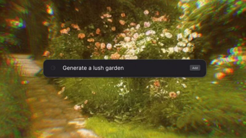 A still from Runway's 