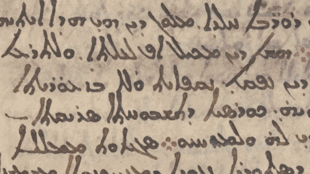 Multispectral imaging revealed hidden original text from St. Catherine's Monastery over the top of faint tracings on the <em>Codex Climaci Rescriptus</em> palimpsest.