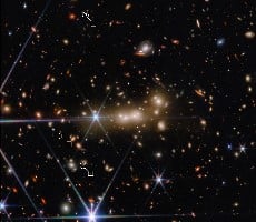 NASA's Webb Telescope Looks Back In Time To Capture A Galaxy 5.6 Billion Light-Years Away