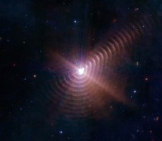 JWST Captures A Wild Cosmic Fingerprint From A Rare Star Dust Trail 5,000 Light Years Away