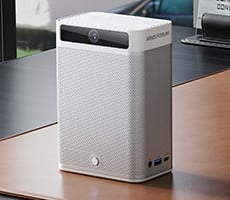 Minisforum MC560 Is A Pint-Sized PC Tower Offering WFH Focus And Smart Speaker Style