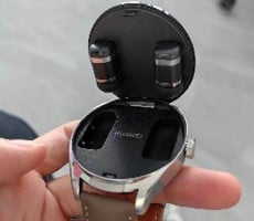 Huawei’s Chunky New Smartwatch Smuggles A Set Of Earbuds Under Its Hood
