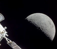 NASA Orion Captures Stunning Moon Shot Before Skipping Like A Rock Back To Earth