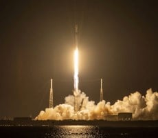 SpaceX Rocket Puts On A Dazzling Show Launching Starlink Satellites Into Orbit