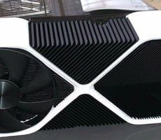 NVIDIA GeForce RTX 4080 FE Smiles For The Camera In Stunning Tuxedo White And Black