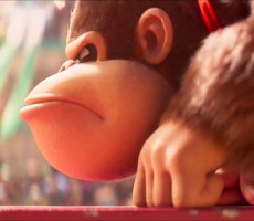 Watch Cat Mario Face Off With Seth Rogen Donkey Kong In Super Mario Bros Trailer