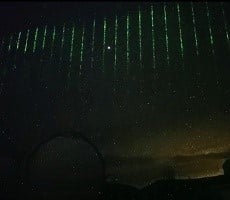Wall Of Freaky Green Lasers Is Seen Streaking From A China Satellite Over Hawaii