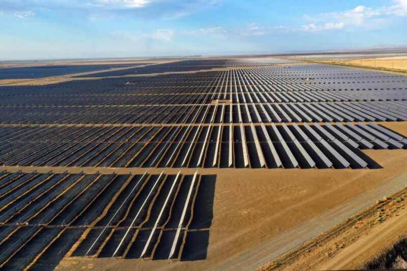 solar farm in California