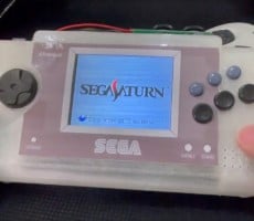Sega Saturn Gets Modded Into A Handheld Console For Glorious Retro Gaming On Uranus