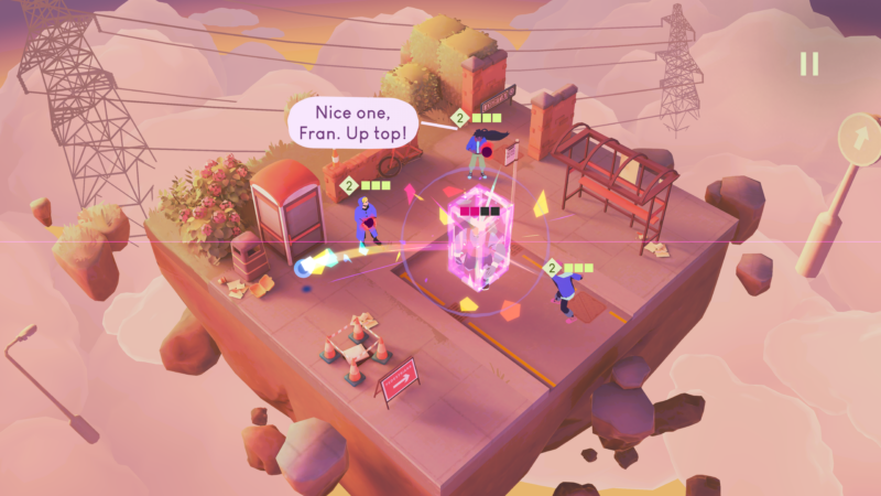 Dodgeball strategy screenshot from Desta