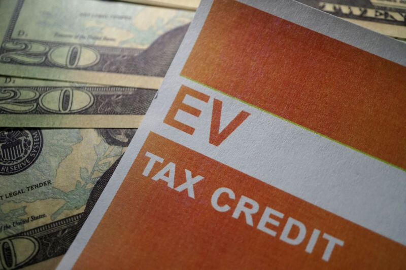 concept of ev tax credit