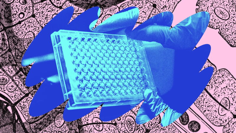 Art showing test tubs