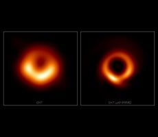 Fuzzy First Image Of A Supermassive Black Hole Gets A HIgh-Fidelity AI Makeover