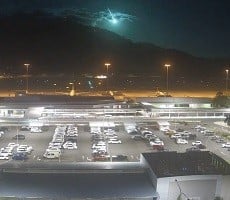 Watch A Green Asteroid Explode Into A Fireball In A Spectacular Night Sky Show