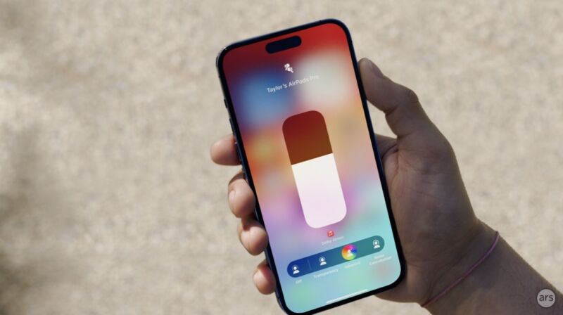 Apple's adding machine learning volume control features to the second-gen AirpPods Pro.