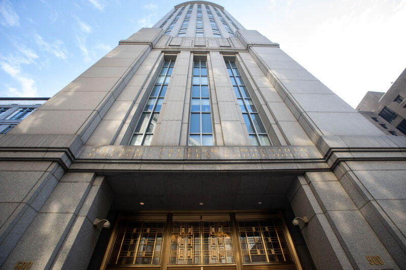The Daniel Patrick Moynihan US District Court for the Southern District of New York Courthouse.
