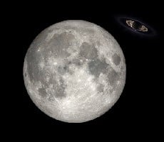 Saturn Set To Photobomb This Year's Only Super Blue Moon And You Don't Want To Miss It