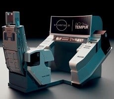 Xbox Shows Off Tempur's NASA Punk Starfield Gaming Cockpit And It Looks Supremely Comfy