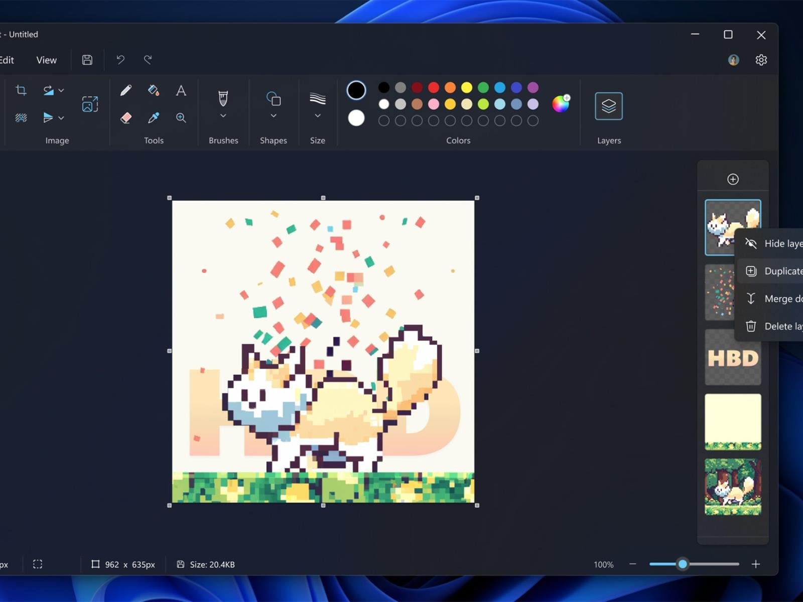 Move Over Photoshop, Microsoft Paint Is Getting Layers And PNG Transparency