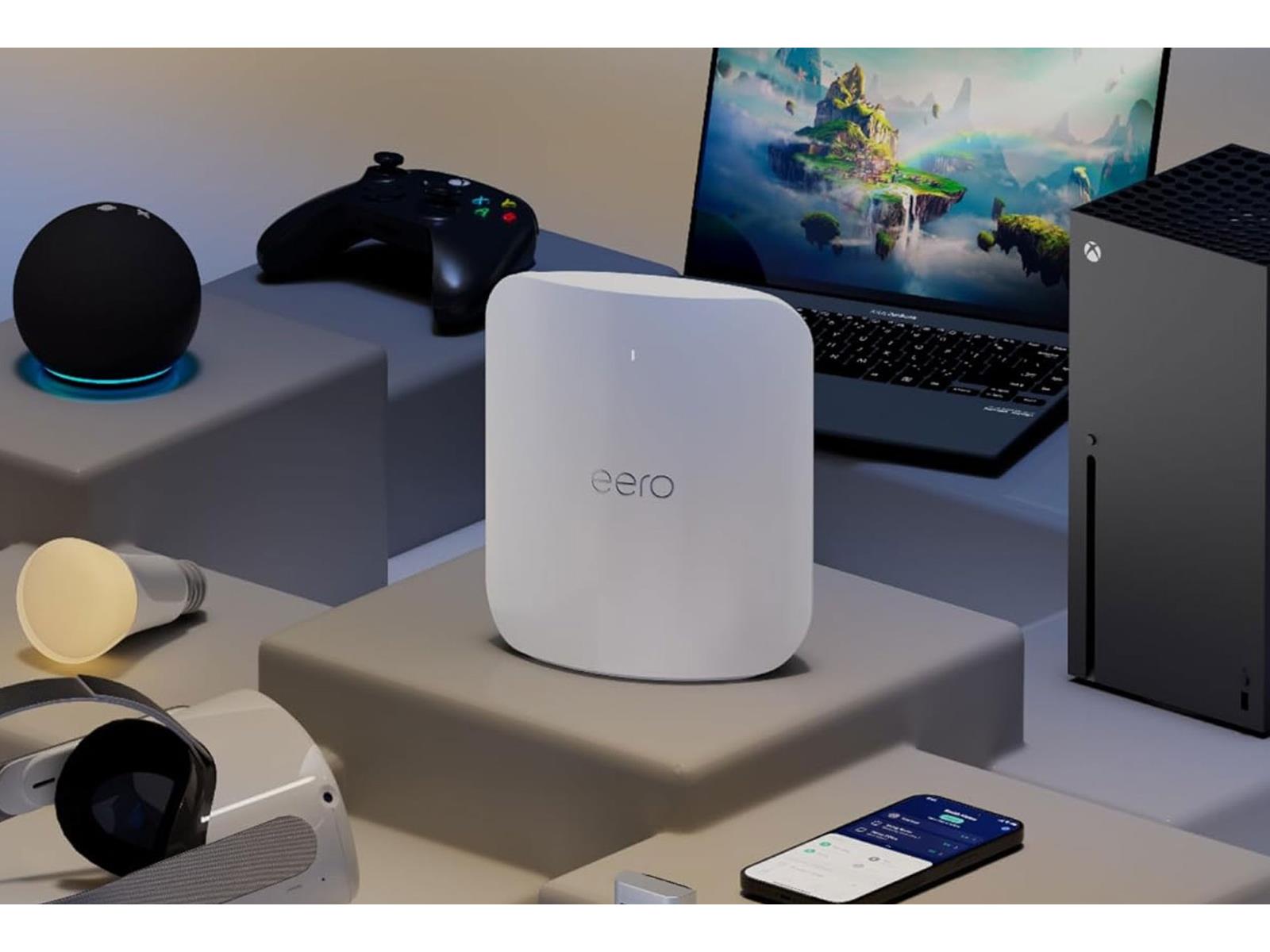 Amazon's Eero Max 7 Wi-Fi 7 Mesh Router Promises Wicked-Fast Game Downloads