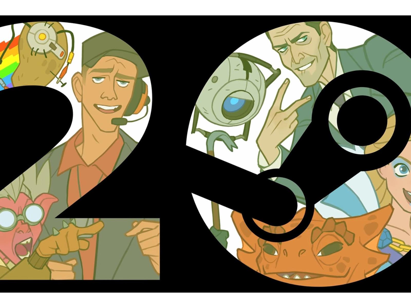 Valve Takes A Joyous Trip Down Gaming Memory Lane, Celebrating Steam's 20th Birthday