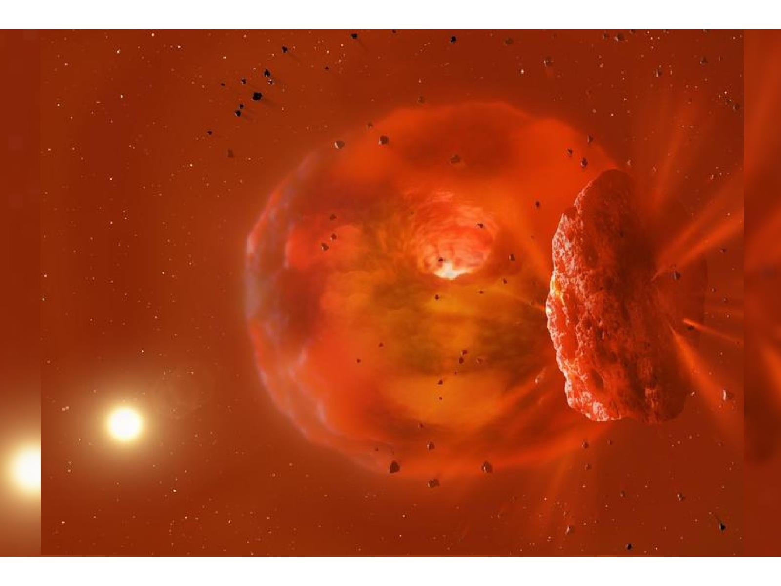 Astronomers Capture Astonishing Afterglow Of Two Giant Planets Colliding In Deep Space