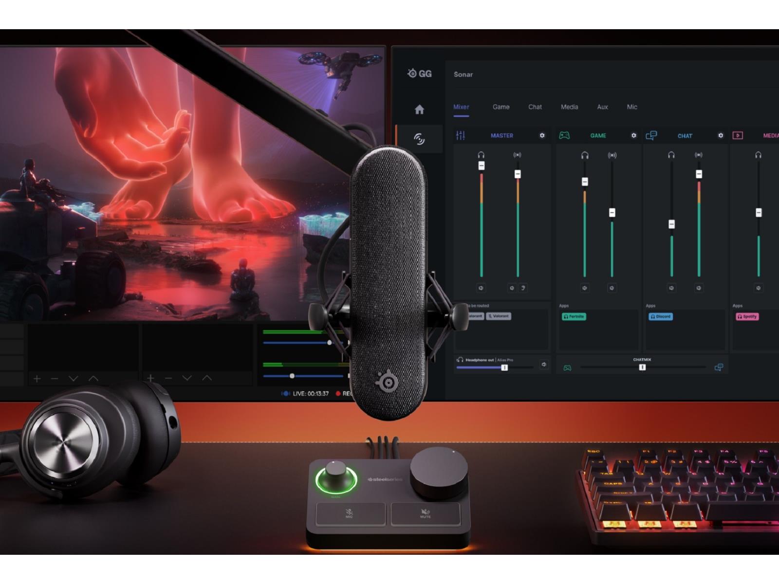SteelSeries Goes Bananas With Its Expansion Into Gaming Microphones