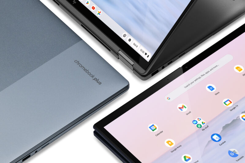 Google Chromebook Plus laptops