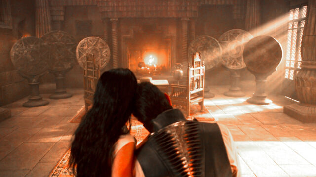 Ishy shows off his Forsaken feng shui skills to Lanfear.