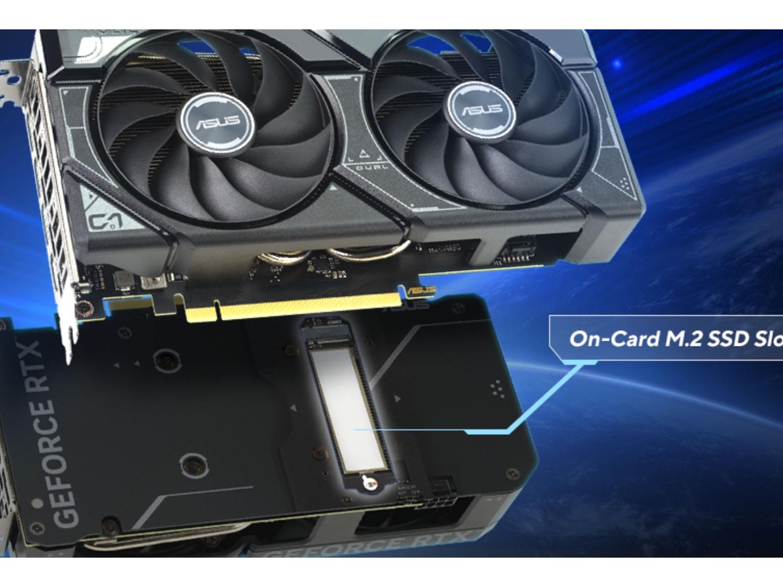 ASUS Dual GeForce RTX 4060 Ti SSD Graphics Card With A Built-In M.2 Slot Is Official