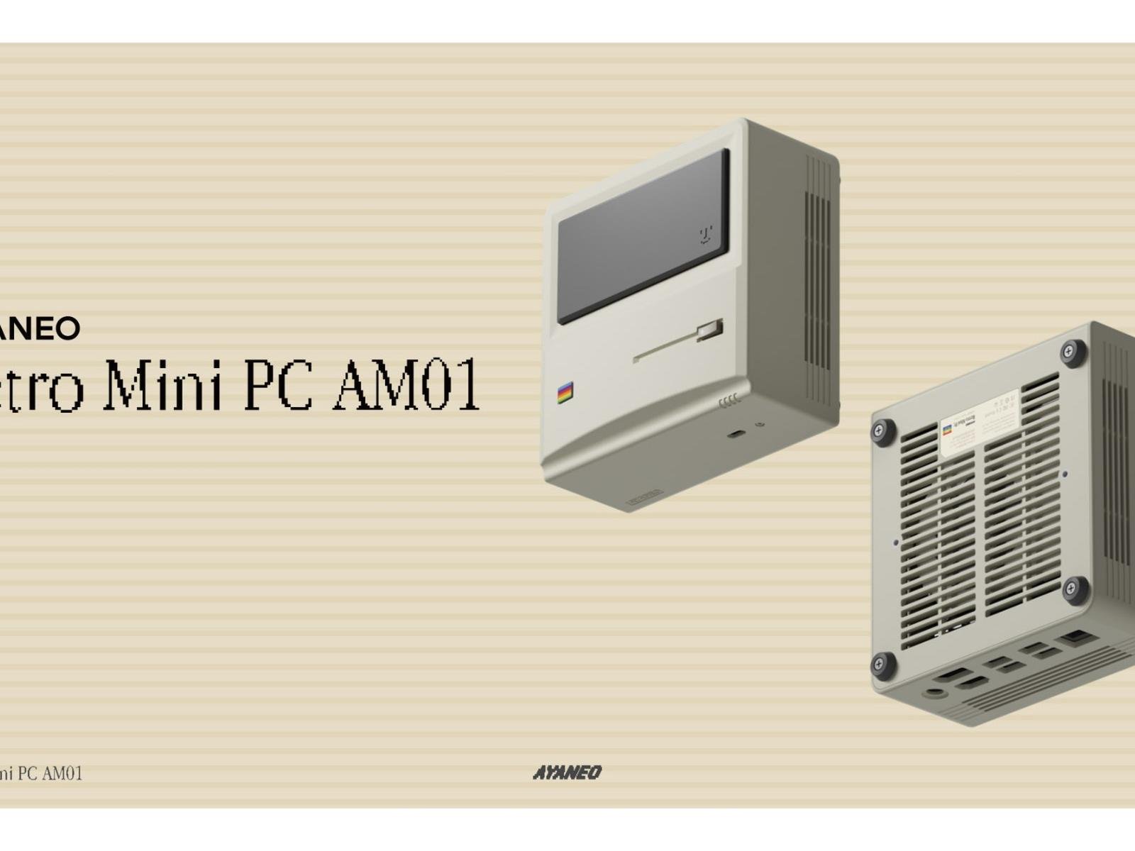 Ayaneo's Macintosh Style Retro Mini PC AM01 Is Here, Hands-On
