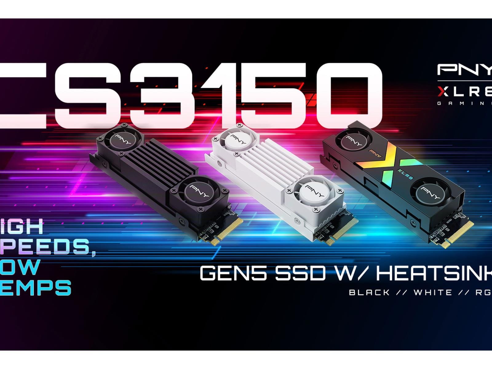 PNY's New PCIe 5.0 SSDs Are So Fast They Come With Two Cooling Fans