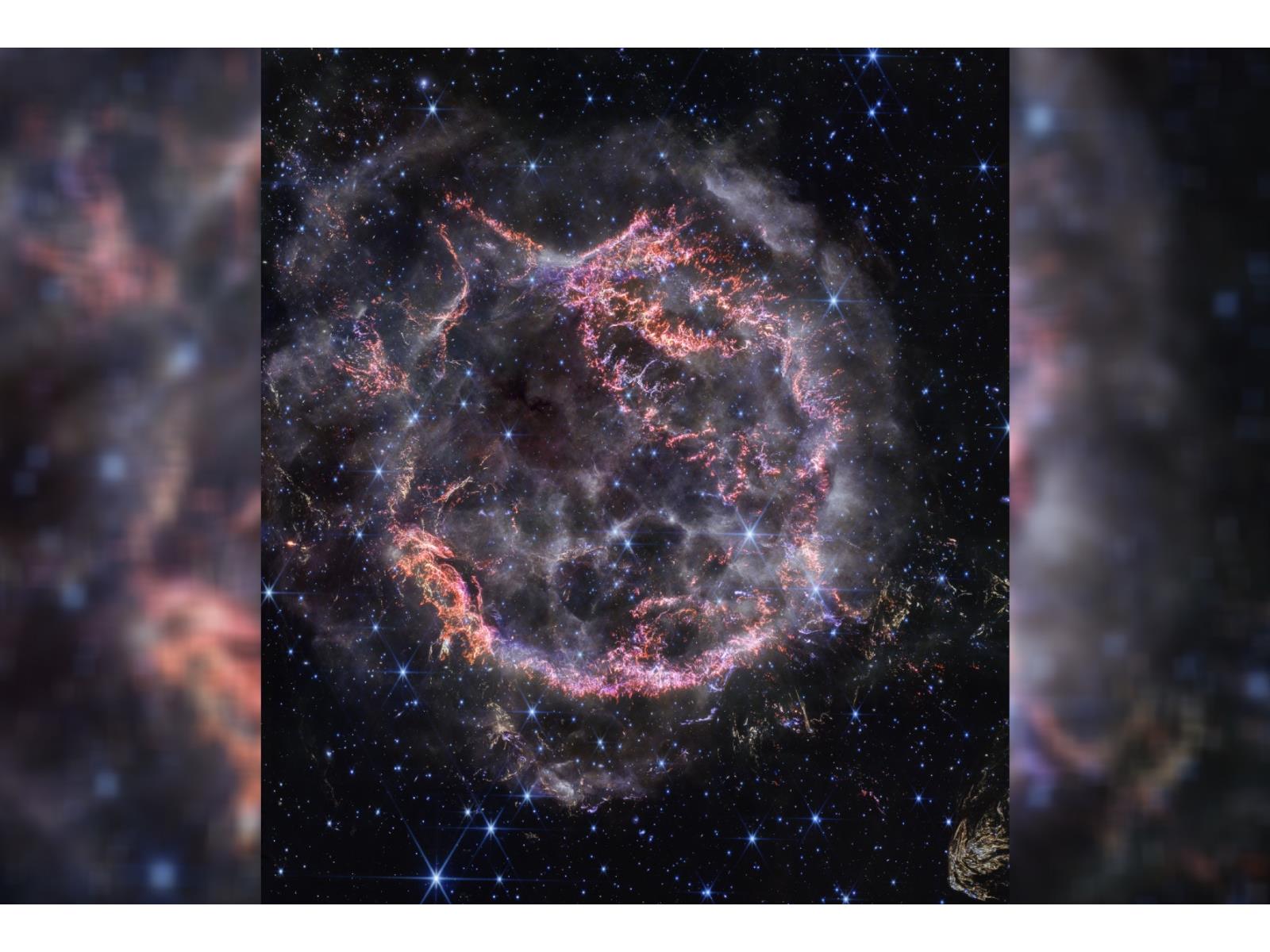 JWST’s High-Def Image Of An Exploding Star Lights Up Space Like A Cosmic Christmas Tree